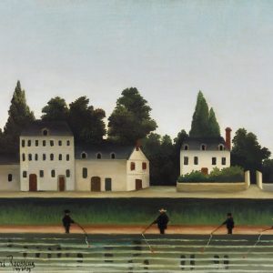 Landscape and Four Fishermen