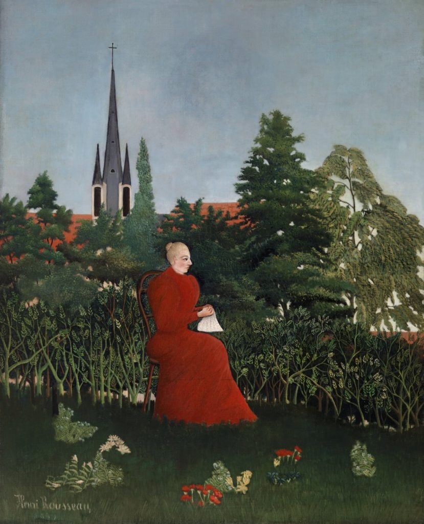 Portrait of a Woman in a Landscape