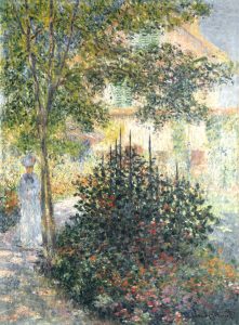 Camille Monet in the Garden at Argenteuil