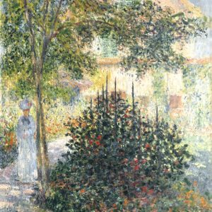 Camille Monet in the Garden at Argenteuil