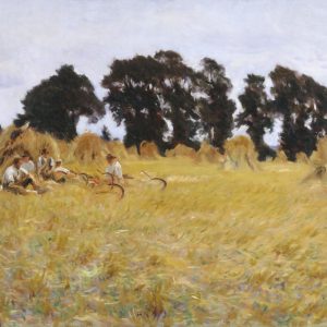Reapers Resting in a Wheat Field