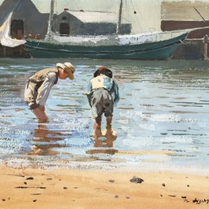 Boys Wading