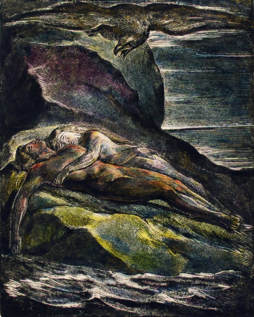 Reclining Figure with Eagle