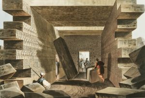 Interior of the Temple of Jupiter Ammon