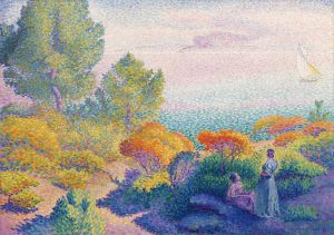 Two Women by the Shore, Mediterranean