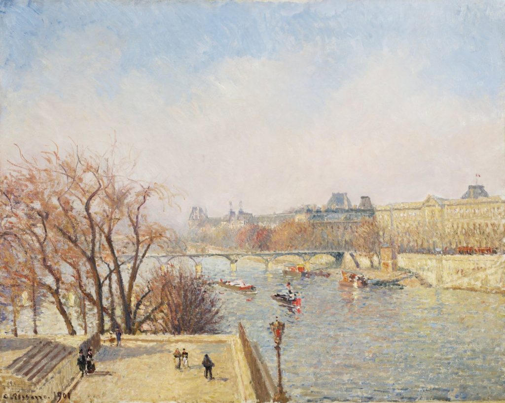 The Louvre, Morning, Sunlight