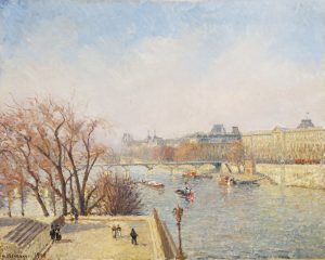 The Louvre, Morning, Sunlight