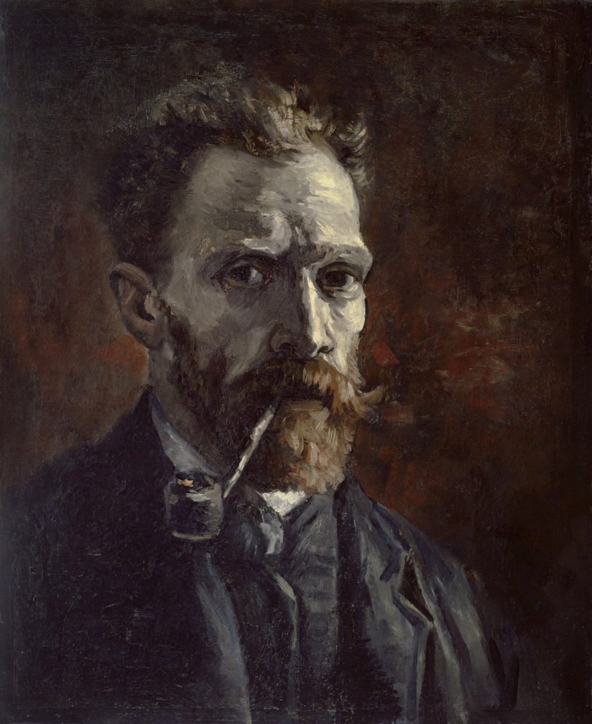 Self-Portrait with Pipe