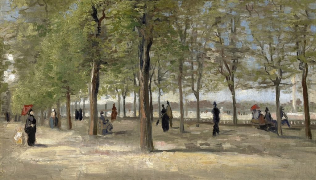 Terrace in the Luxembourg Gardens