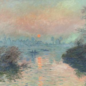 Sunset on the Seine at Lavacourt