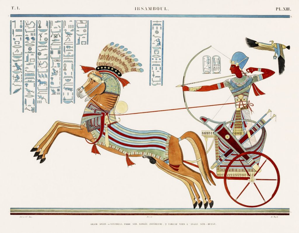 Pharaoh in a Chariot (plate)