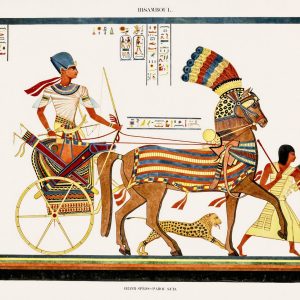 Pharaoh in a Chariot II (plate)