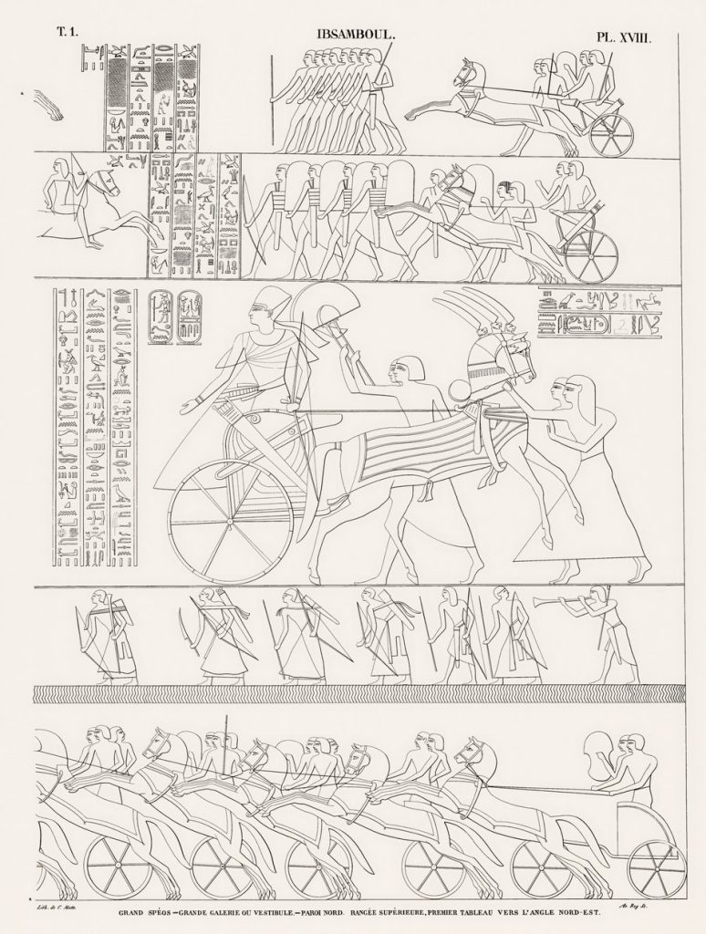 Battle Scene (line plate)