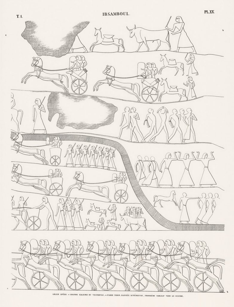 Battle Scene II (line plate)