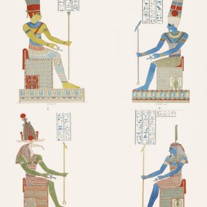 Enthroned Deities (plate)
