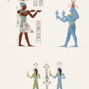 Figures with Offerings (plate)