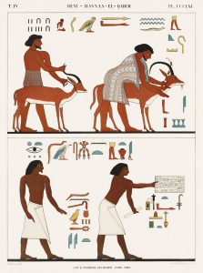 Figures with Antelopes (plate)