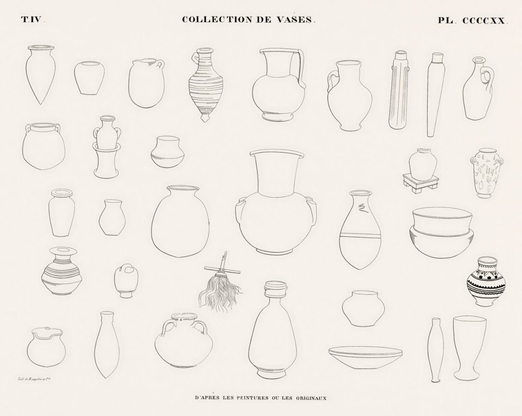 Collection of Vases (plate)