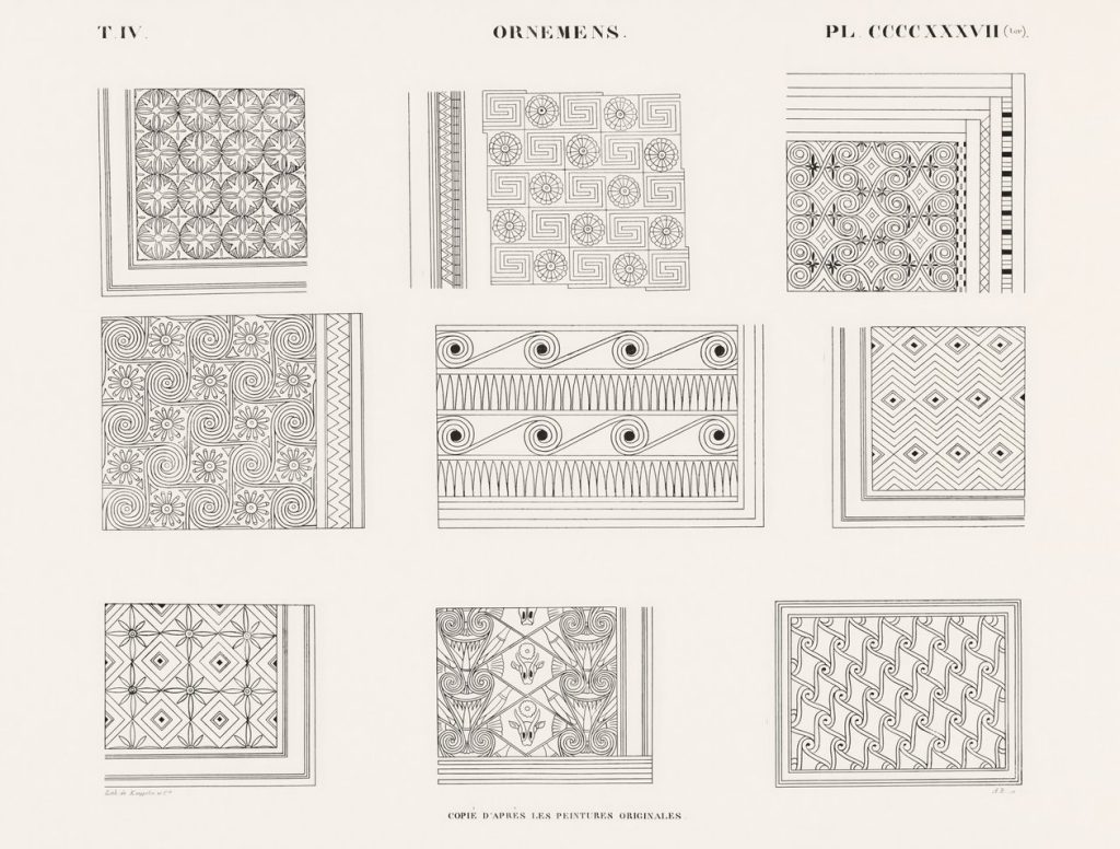 Decorative Ceiling Patterns (plate)