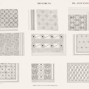 Decorative Ceiling Patterns (plate)
