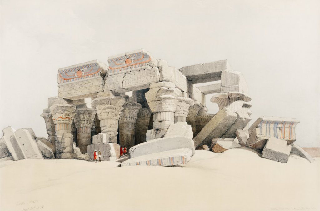 Temple Ruins with Figures