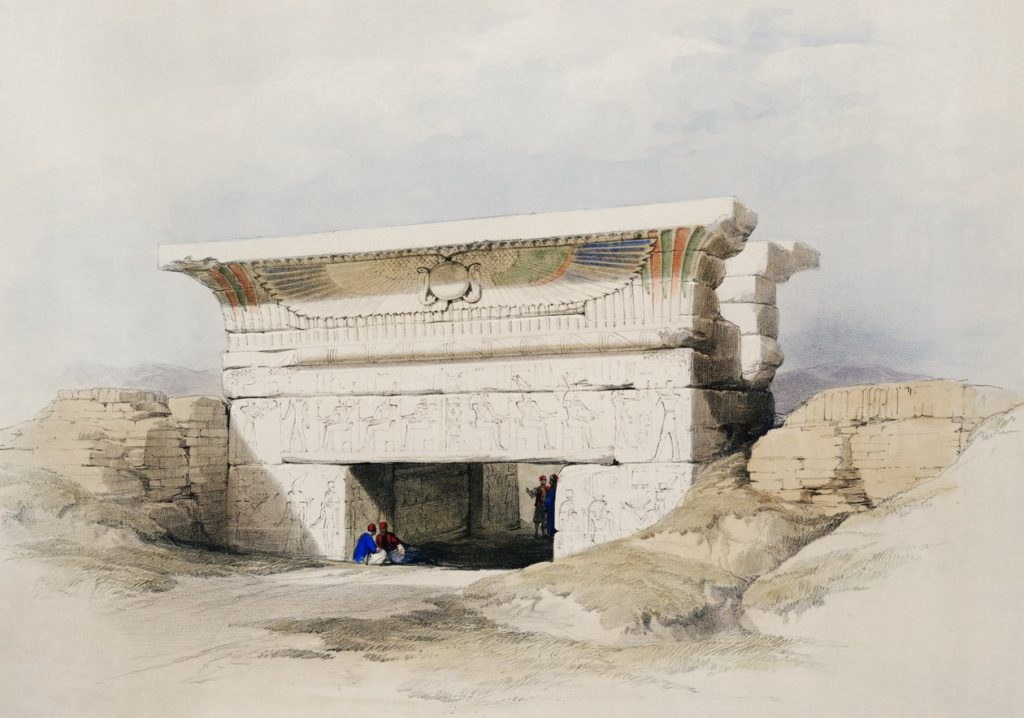 Decorated Gateway at Dendera