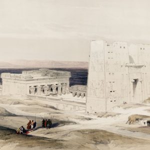 Temple Ruins in the Desert