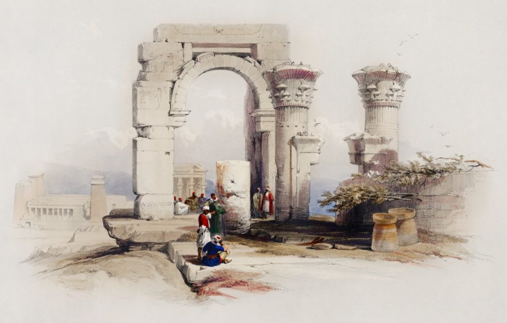 Ruins of the Temple on the Island of Biggeh, Nubia