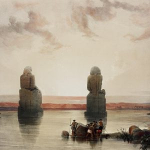 Statues of Memnon at Thebes, during the Inundation