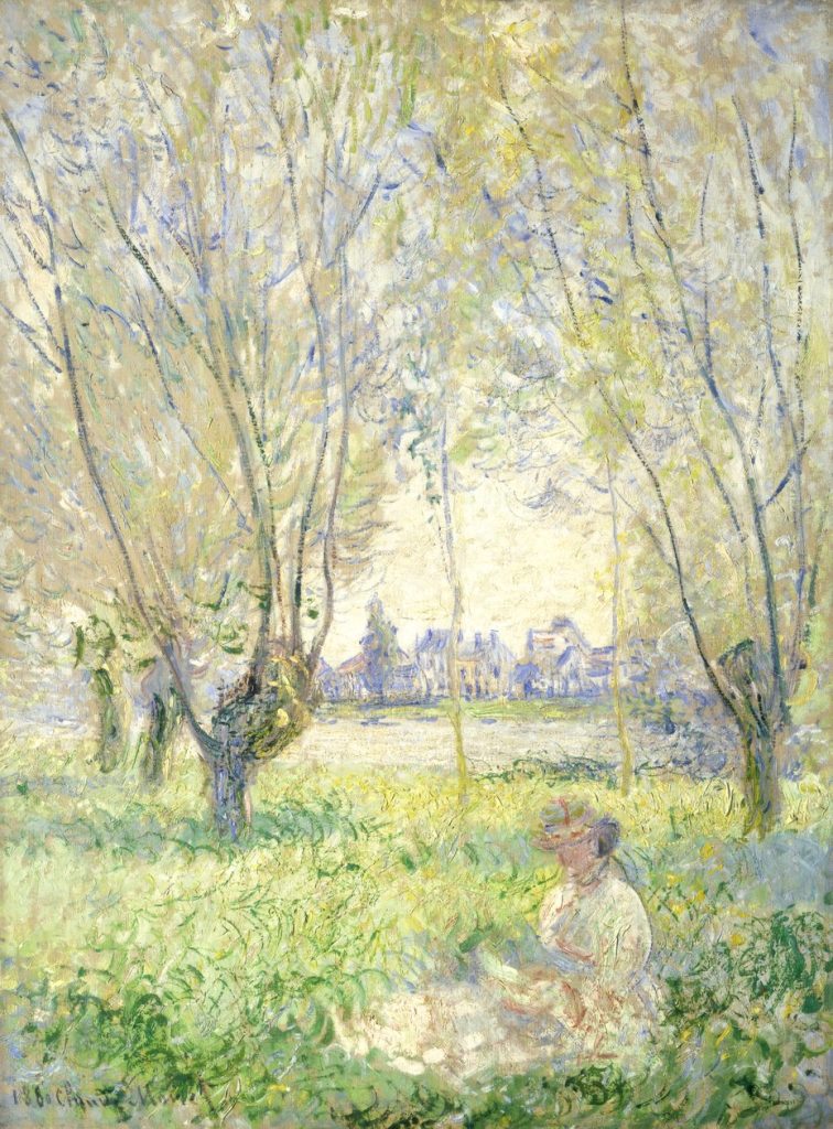 Woman Seated under the Willows