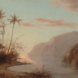 River Landscape with Palms