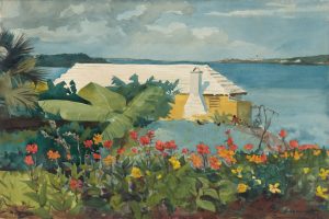 Flower Garden and Bungalow, Bermuda