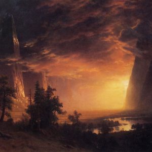 Sunset in the Yosemite Valley