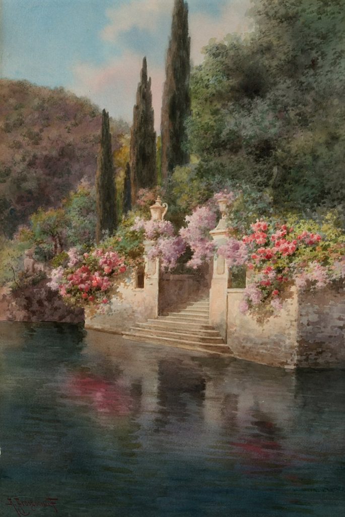 Flowering Staircase on the Lake