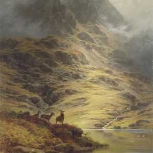 The Incoming Mist, Deer in the Highlands