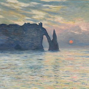 The Cliff, Étretat, Sunset