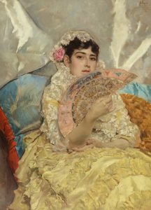 Woman with a Fan