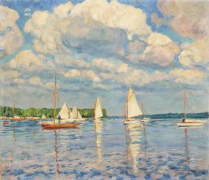 Sailboats on the Wannsee
