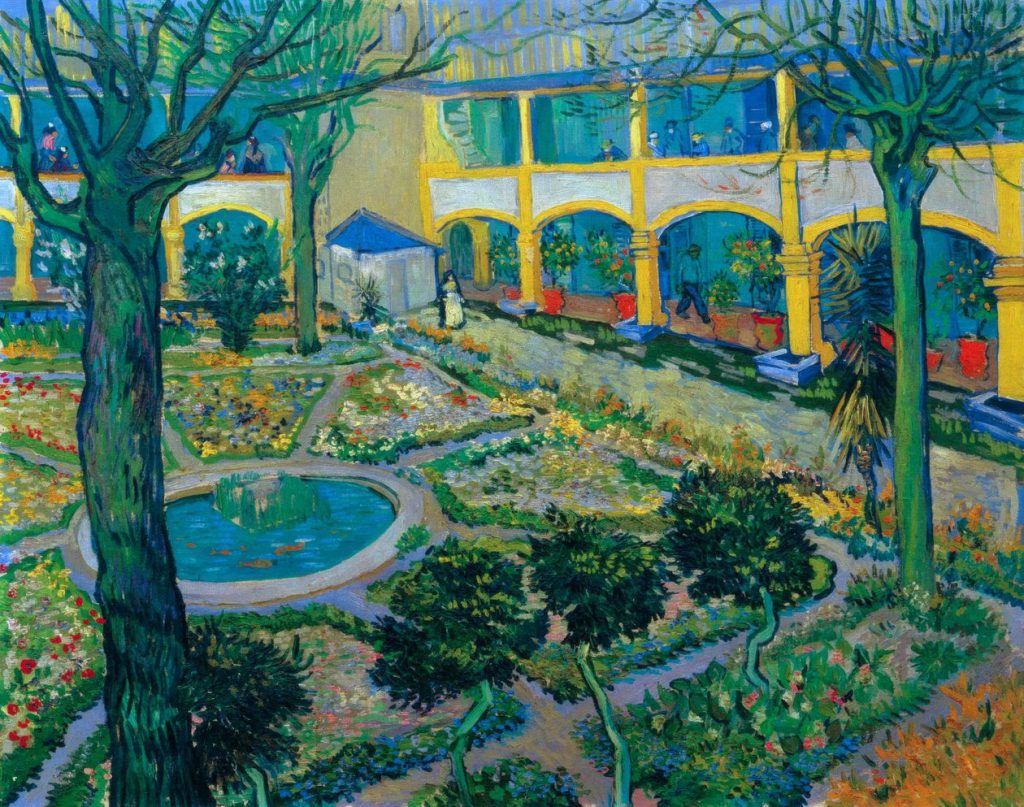 The Courtyard of the Hospital at Arles