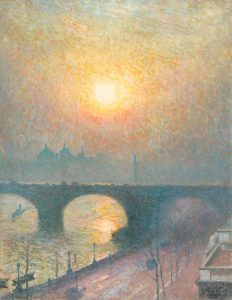 Sunset over Waterloo Bridge