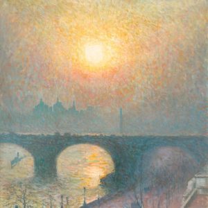 Sunset over Waterloo Bridge