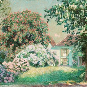 Villa Zonneschijn in Spring by Émile Claus